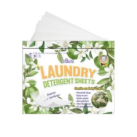 I&US Dye-Free Ultra Concentrated All-in-One Laundry Detergent Sheets Incanto Perfume 20 Sheets Cost-Effective Eco-Friendly _ Made in Korea